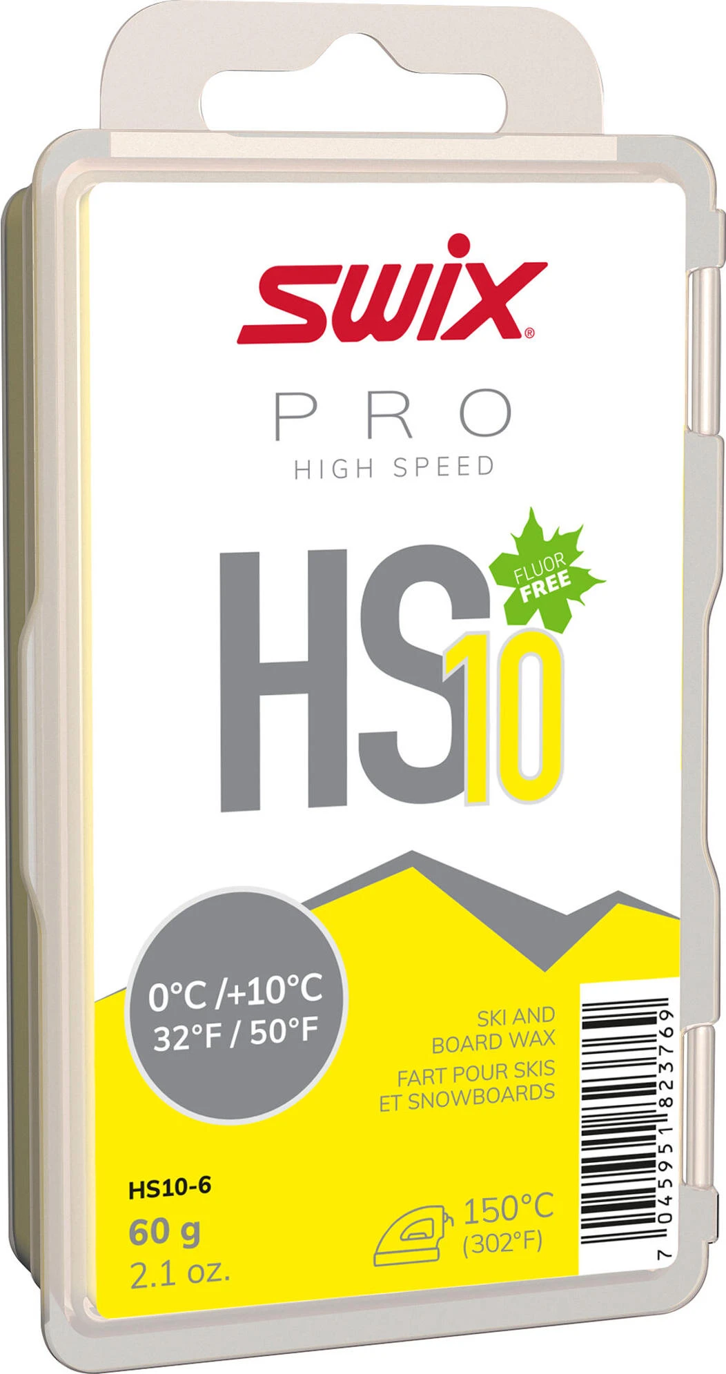 Swix HS10 Yellow, 0°C/+10°C, 60g 1 Swix HS10 Yellow, 0°C/+10°C, 60g