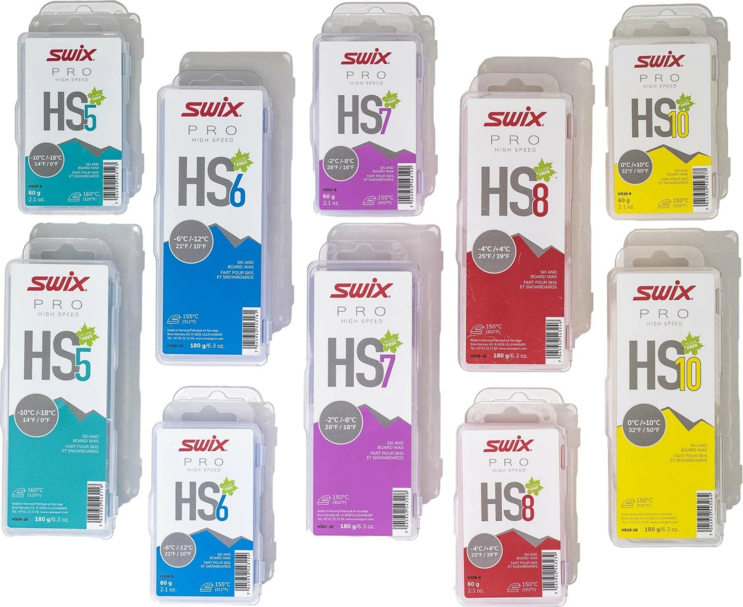 Swix HS10 Yellow, 0°C/+10°C, 180g 3 Swix HS10 Yellow, 0°C/+10°C, 180g – Bild 3
