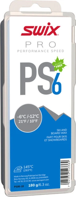 Swix PS6 Blue, -6°C/-12°C, 180g