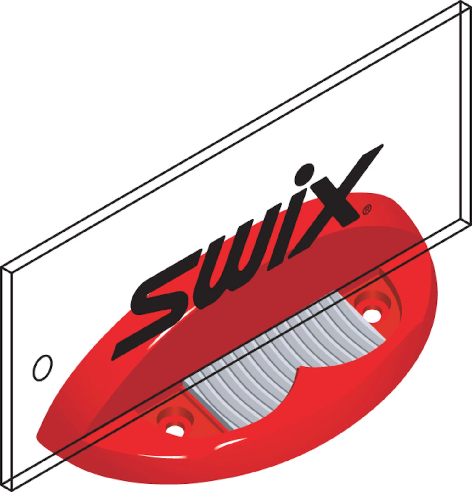 Swix T408 Sharpener Plexi, 40mm 1 Swix T408 Sharpener Plexi, 40mm