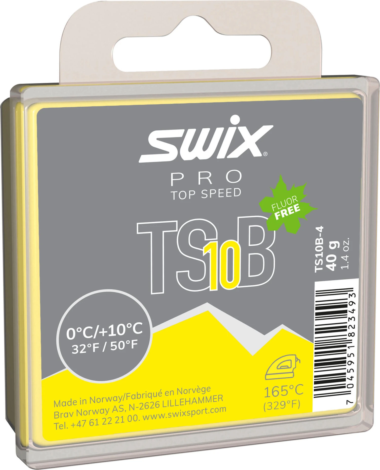 Swix TS10 Black, 0°C/+10°C, 40g 1 Swix TS10 Black, 0°C/+10°C, 40g
