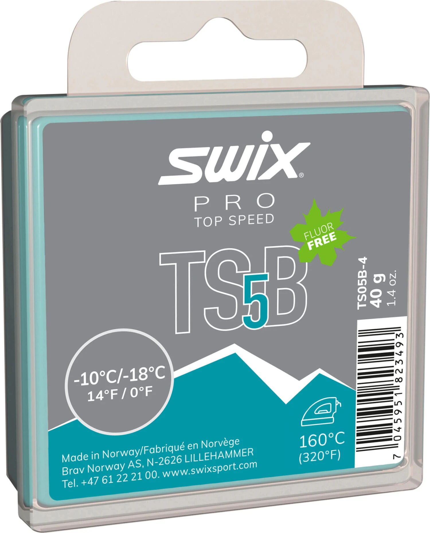 Swix TS5 Black, -10°C/-18°C, 40g 1 Swix TS5 Black, -10°C/-18°C, 40g
