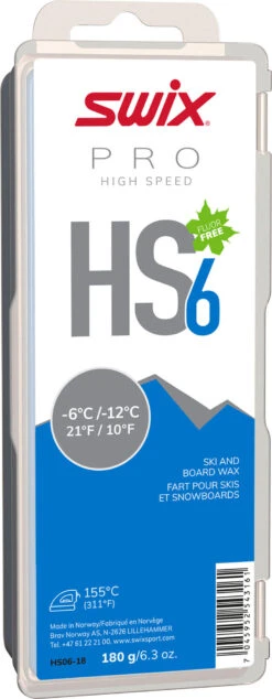 Swix HS6 Blue, -6°C/-12°C, 180g
