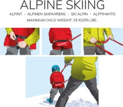 Swix XT613 Harness For Kids -Swix kinder ziehgurt zum bremsen oder ziehen 628 xt613 000 enKB